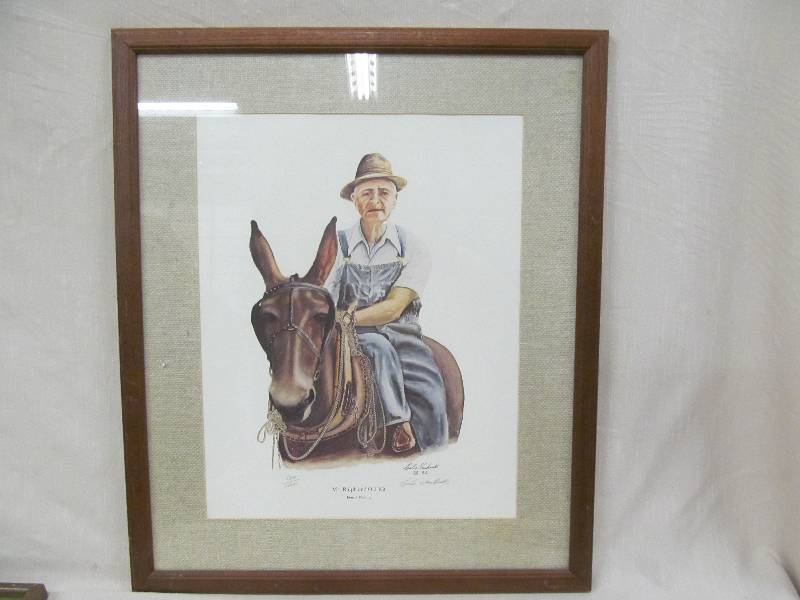 lot 105 image: numbered print