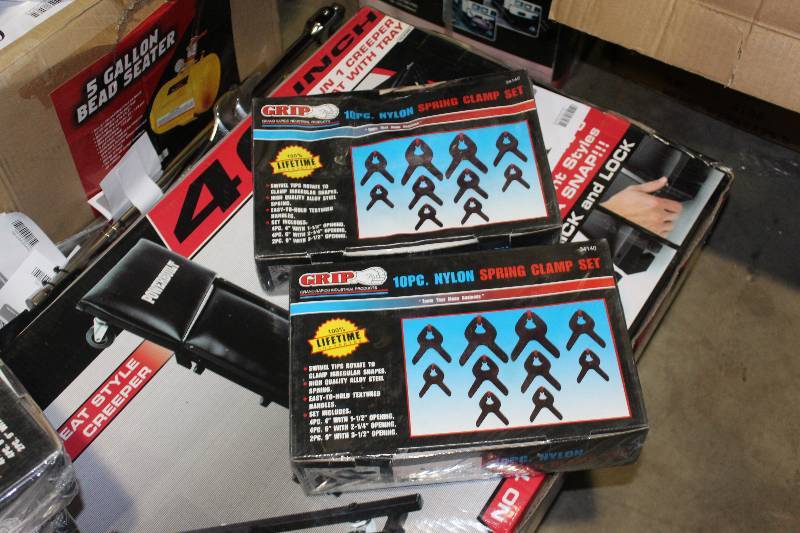 lot 78 image: Lot of (2) Grip 10-Piece Nylon Spring Clamp Sets