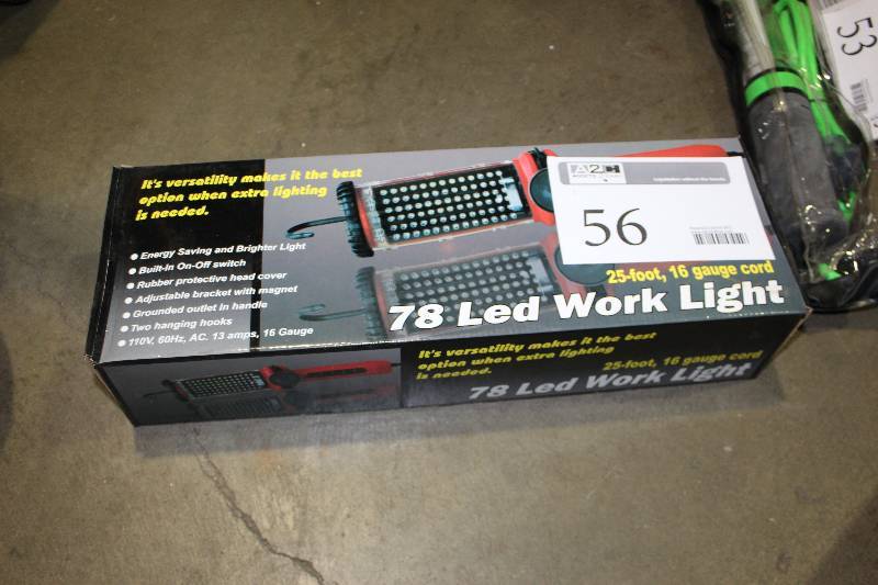lot 56 image: 78-LED Work Light