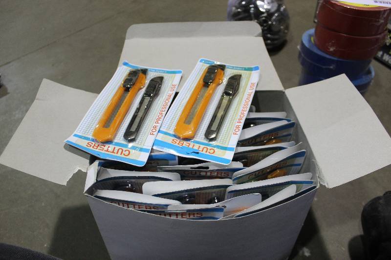lot 58 image: Box Lot of (Approximately 40) Box Cutters