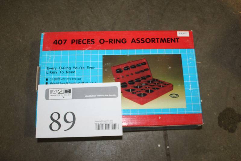 lot 89 image: 407-Piece 32-Size O-Ring Kit