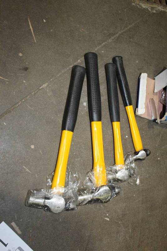 lot 147 image: Lot of (4) Ball-Pein Hammers