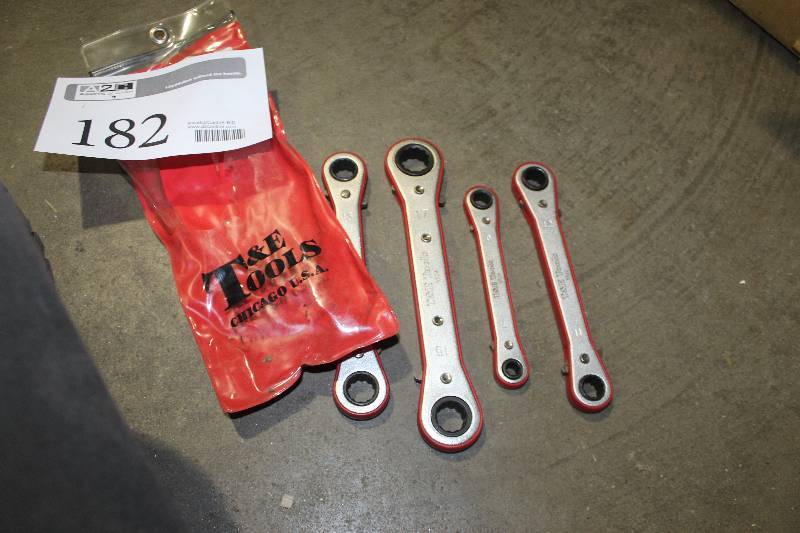 lot 182 image: T&E Tools Ratchet Wrench Set