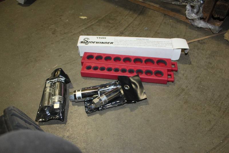 lot 183 image: Lot of (3) Hand Tools Includes Herbrand Tools 58in., 1316in. Sockets, Sidewinder