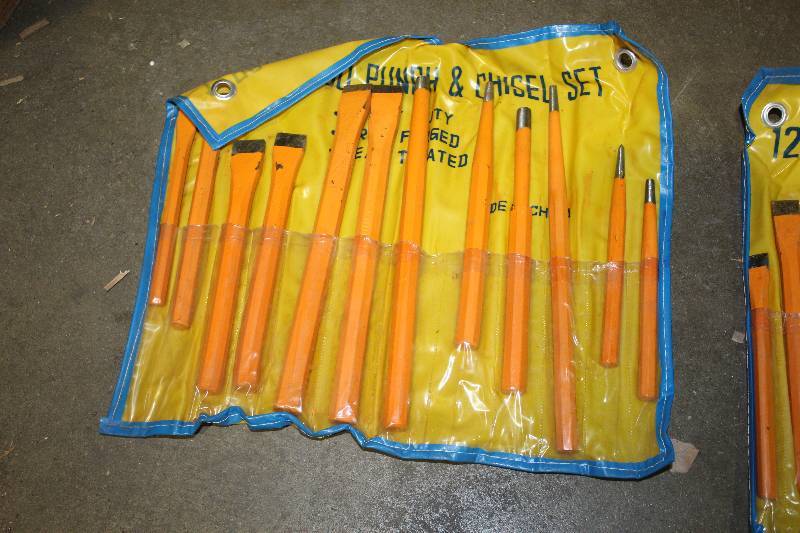 lot 205 image: 12-Piece Jumbo Punch & Chisel Set