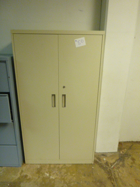 lot 50 image: Metal Supply Cabinet