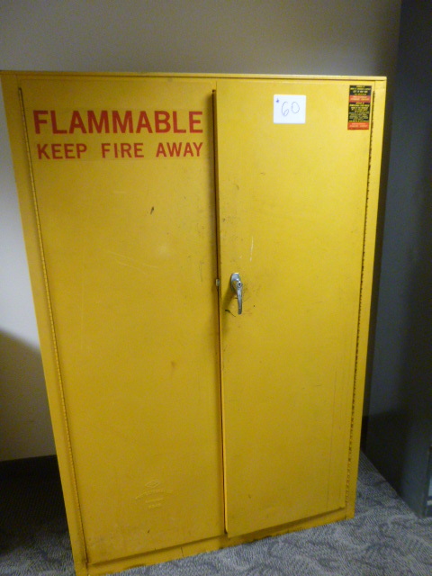 lot 60 image: Flammable Storage Cabinet