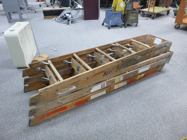 lot 83 image: 3 6 Foot Ladders