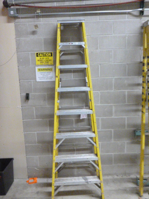 lot 101 image: 8 Foot Werner Ladder