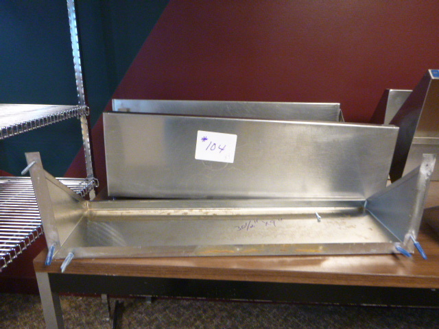 lot 104 image: 4 NSF Shelves