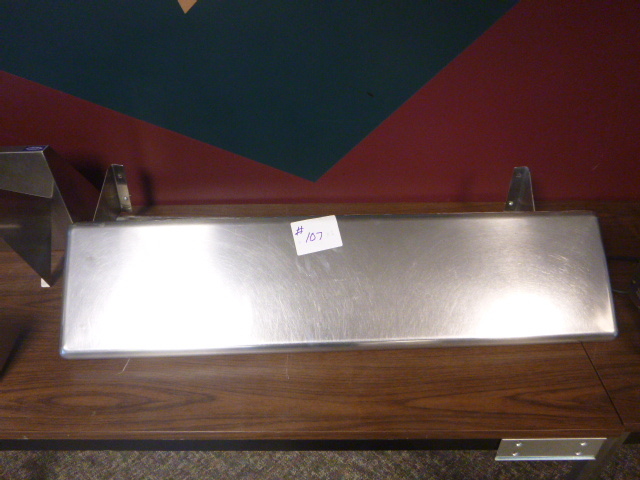 lot 107 image: 2 NSF Shelves