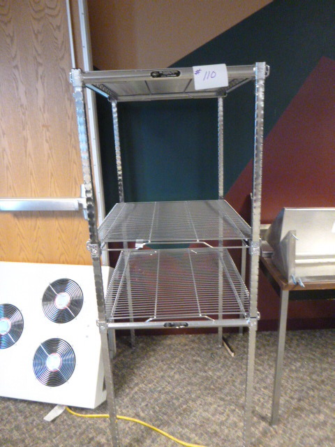 lot 110 image: NSF Shelving