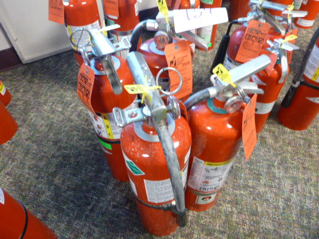 lot 134 image: 4 Fire Extinguishers