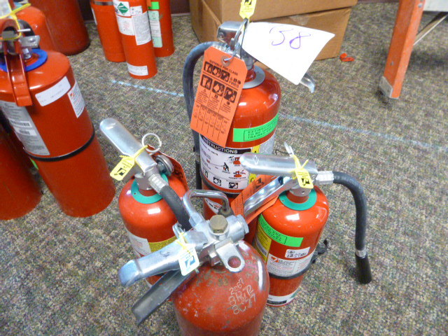lot 138 image: 4 Fire Extinguishers
