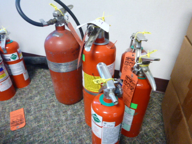 lot 139 image: 6 Fire Extinguishers