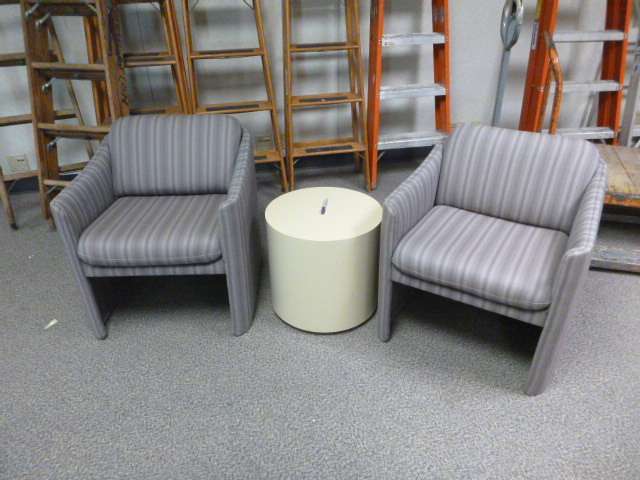 lot 167 image: 2 Waiting Room Chairs