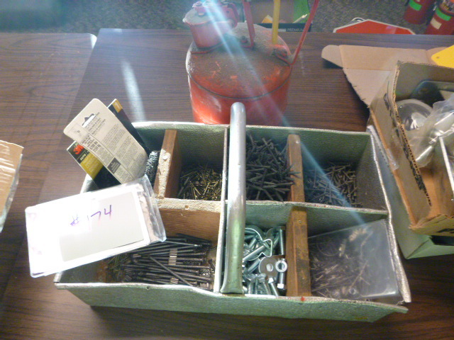 lot 174 image: Parts Bin and Oil Can
