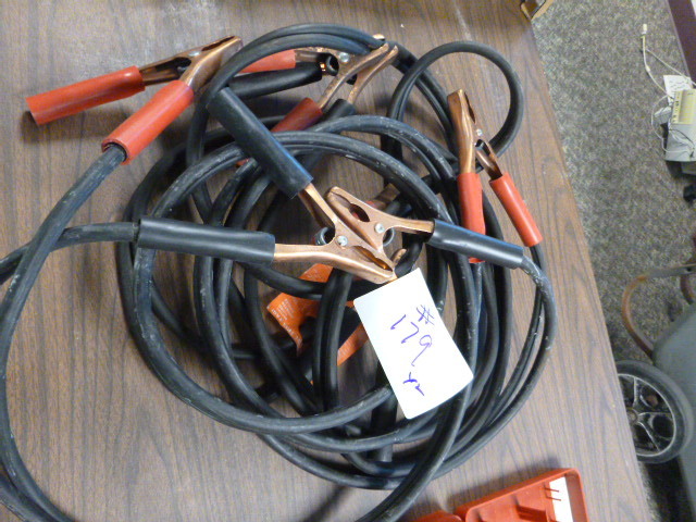 lot 179 image: 2 Pair of Jumper Cables