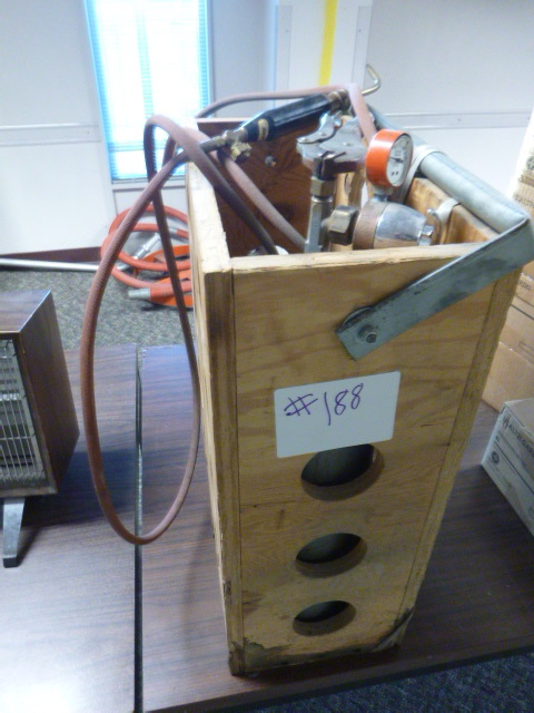lot 188 image: Torch with Tank and Cast