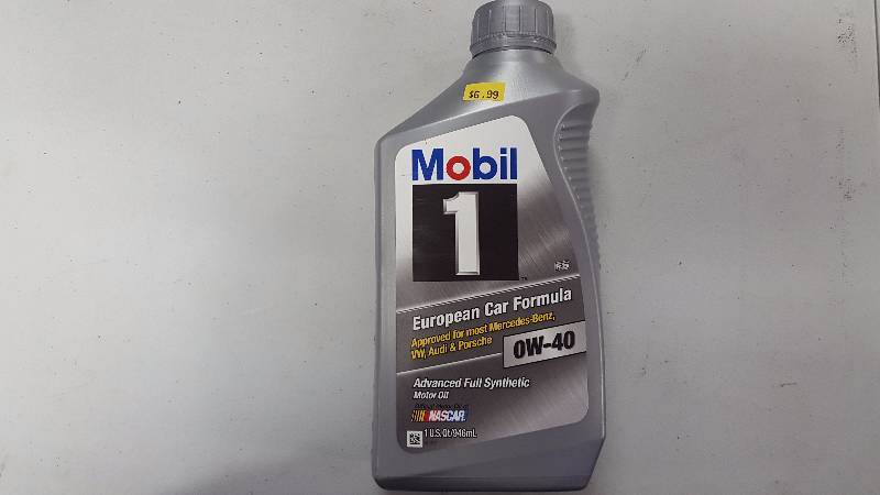 lot 53 image: Mobil 1 - 0W-40 Full Synthetic