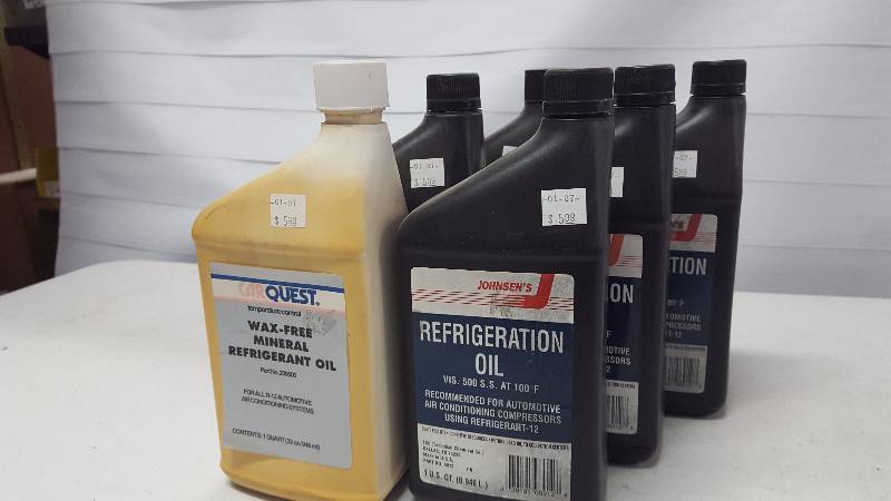 lot 65 image: Johnsons Refrigeration Oil