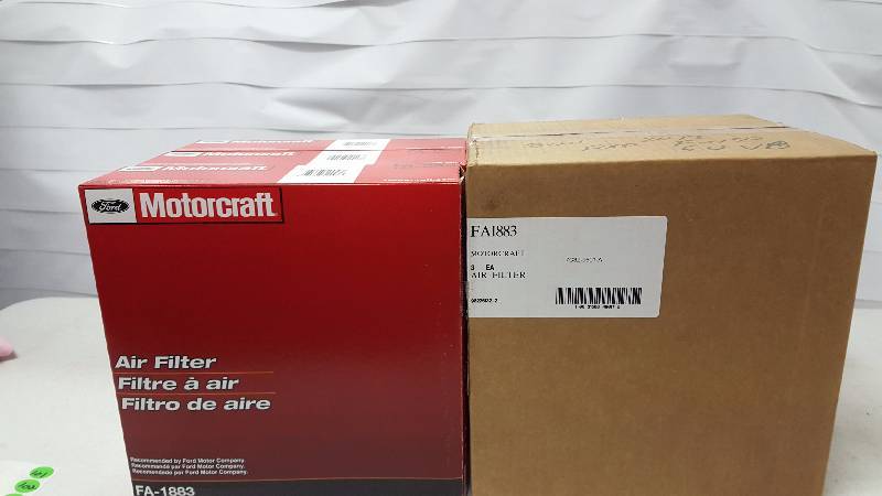 lot 100 image: Motorcraft Air Filters FA-1884