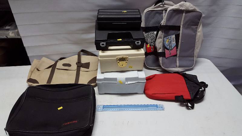 lot 225 image: Storage Boxes & Duffel Bags