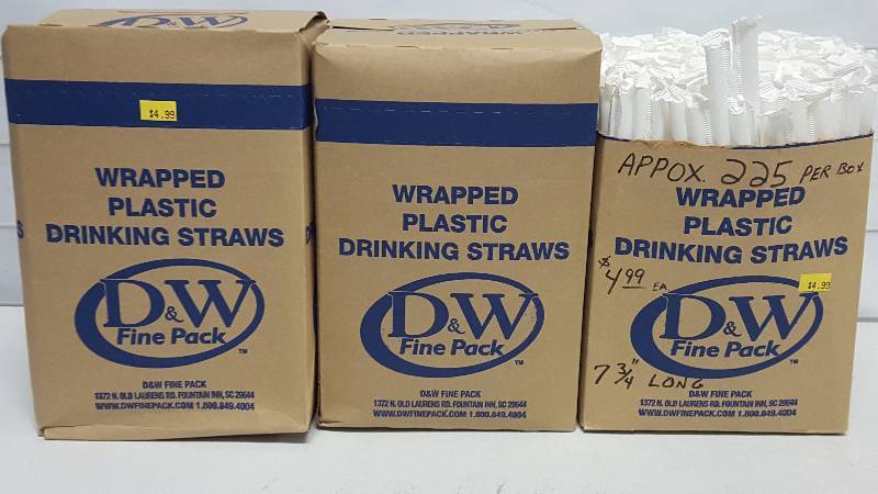 lot 293 image: Drinking Straws