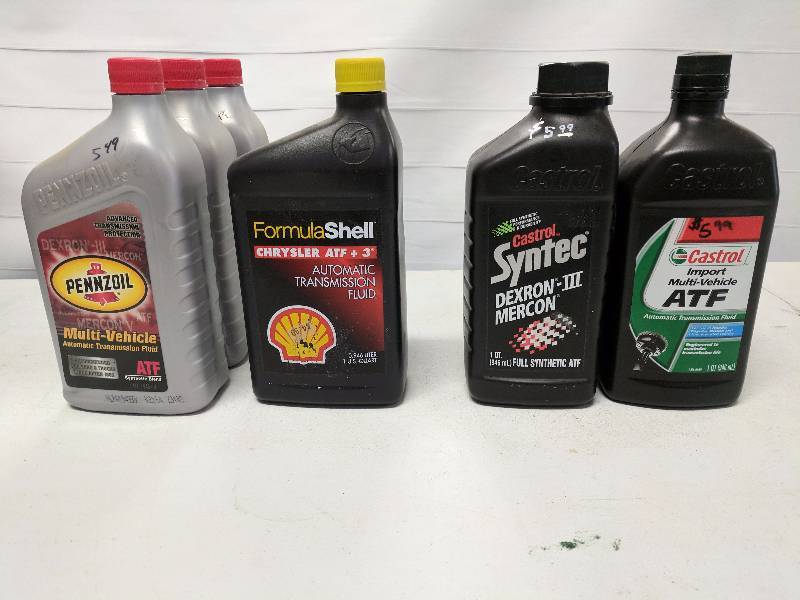 lot 61 image: Transmission Fluids, Various Brands