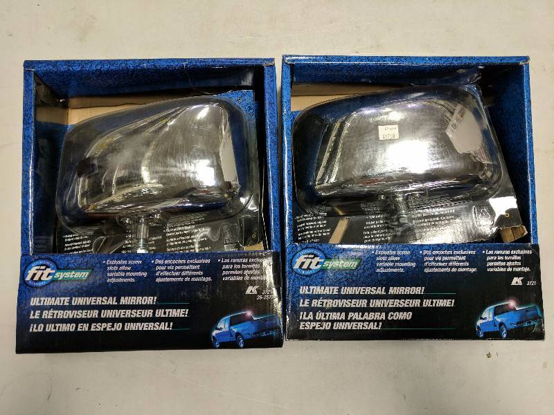 lot 92 image: (2) Fit System Universal Mirrors