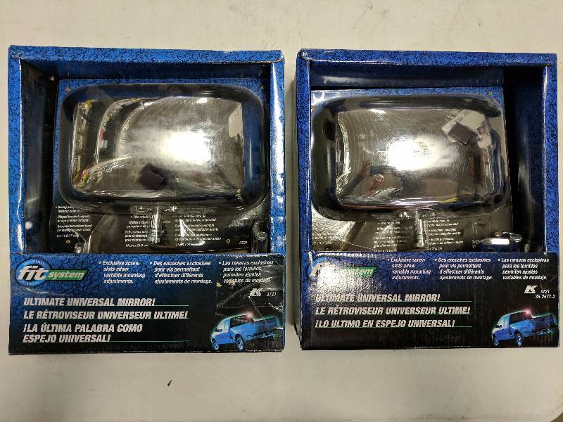 lot 93 image: (2) Fit System Universal Mirrors