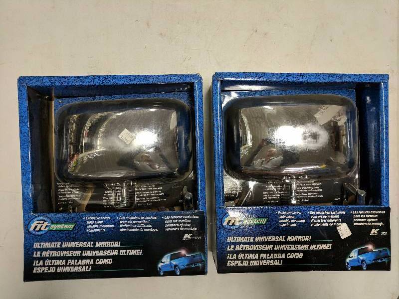lot 94 image: (2) Fit System Universal Mirrors