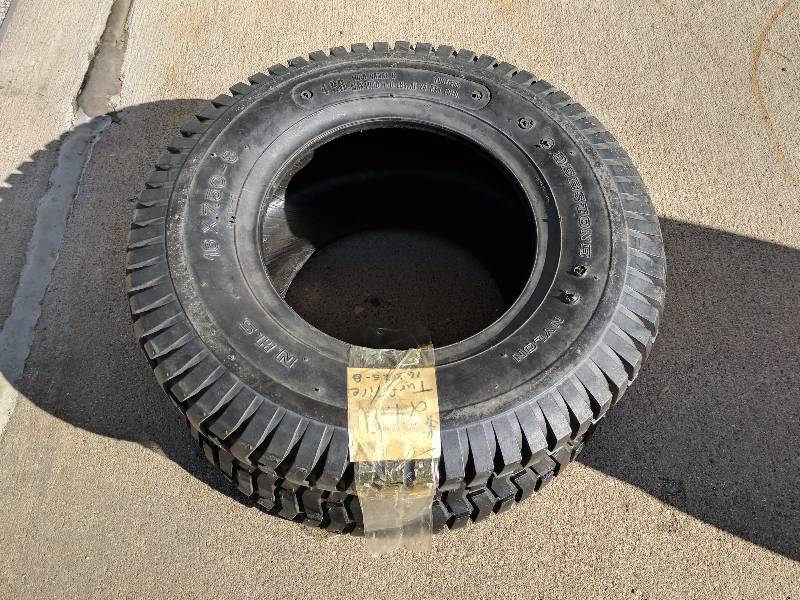 lot 131 image: 16 x 7.50 - 8 Turf Tire