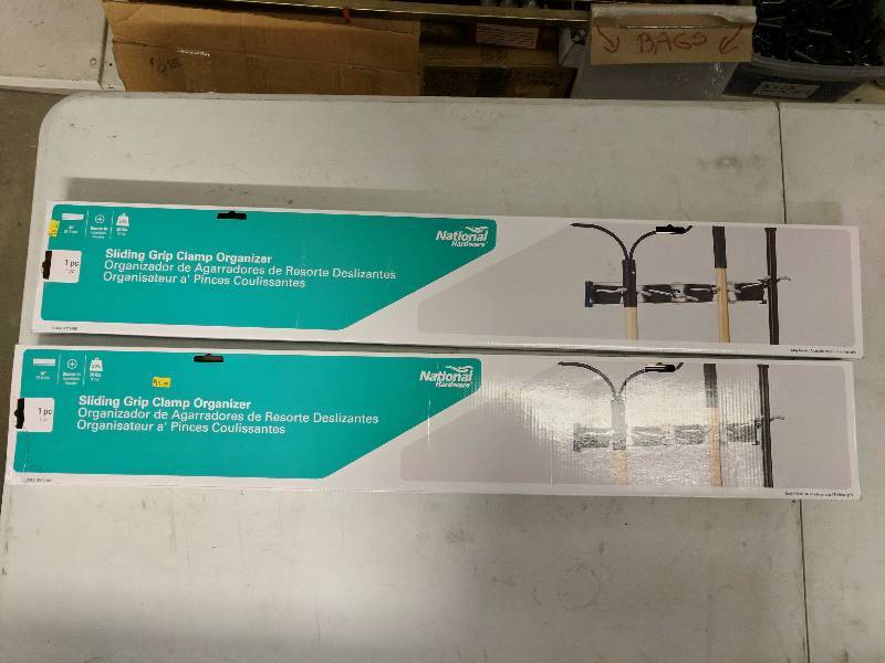 lot 133 image: (2) Sliding Grip Clamp Organizers