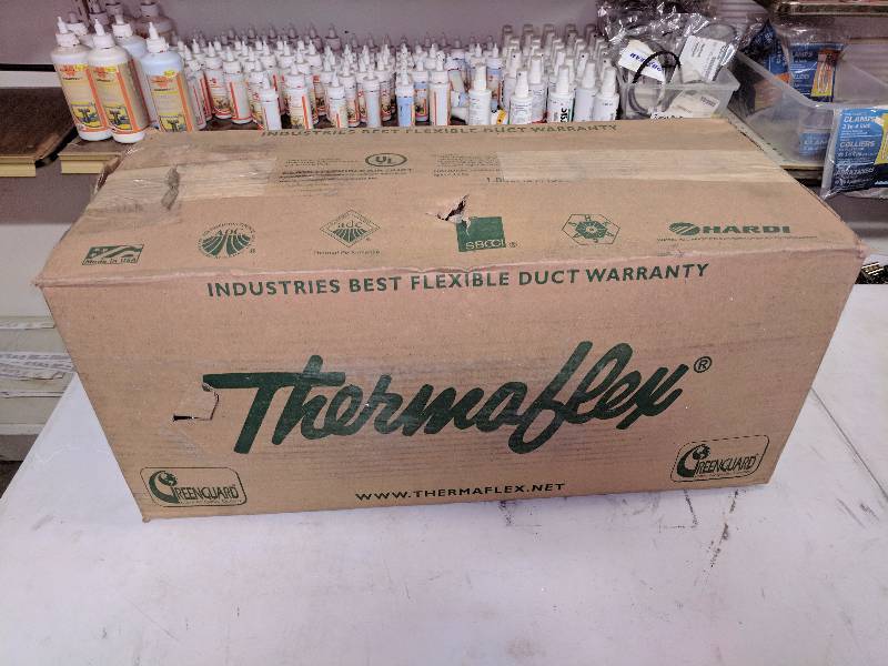 lot 140 image: Thermaflex 8 x 25ft HVAC Ducting