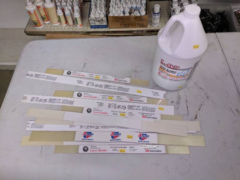 lot 141 image: K-Grip Foam & Fabric Spray Adhesive  Tons of Carry Handles