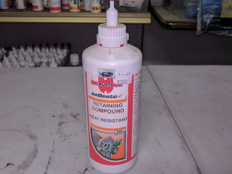 lot 165 image: Wurth Retaining Compound Heat Resistant