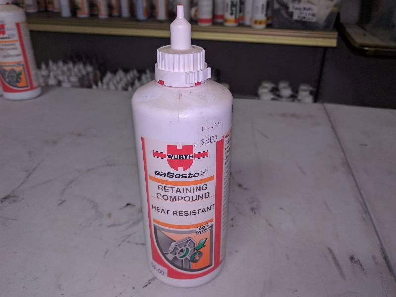 lot 168 image: Wurth Retaining Compound Heat Resistant
