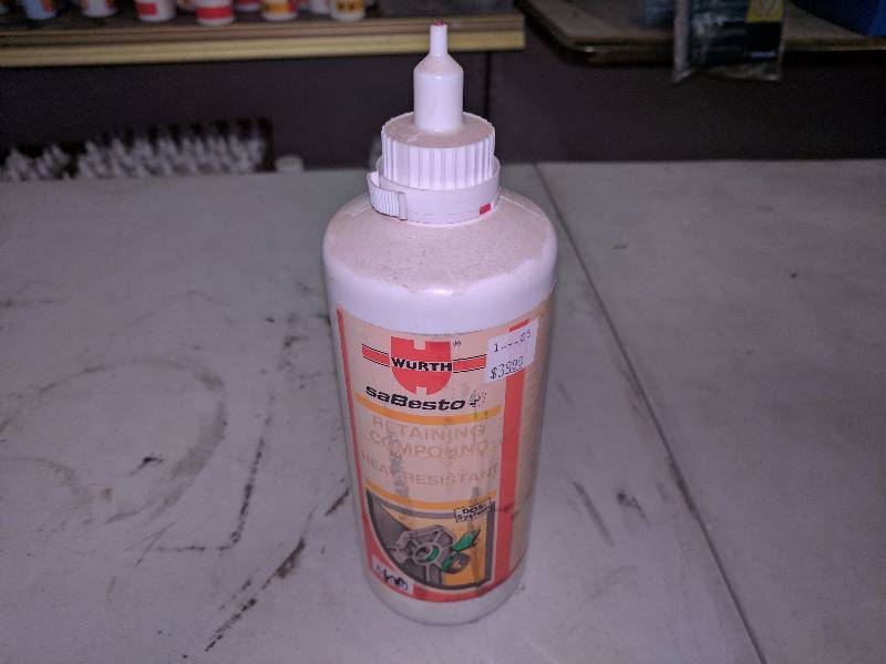 lot 171 image: Wurth Retaining Compound Heat Resistant