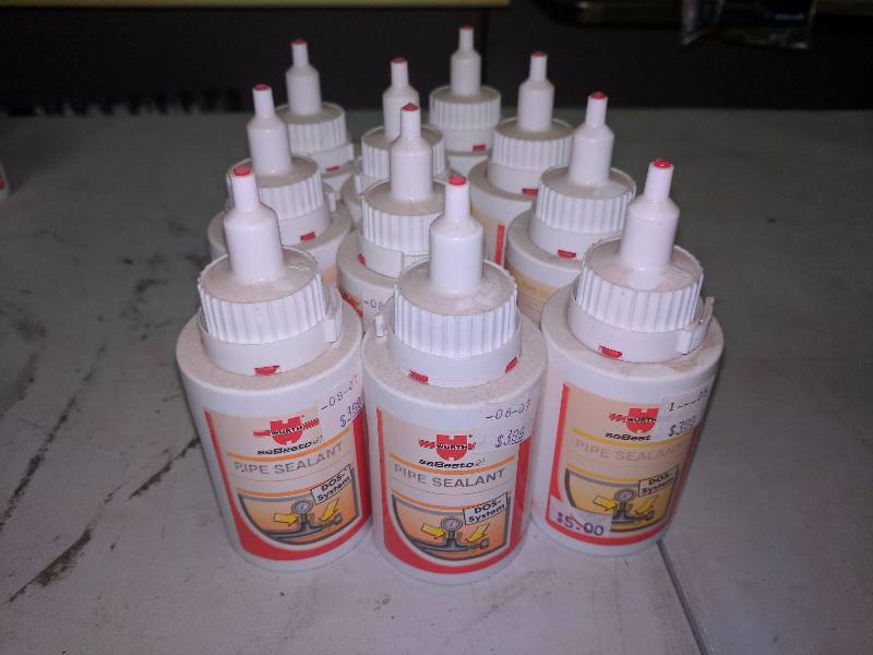 lot 176 image: (10) Wurth Pipe Sealant 50g Bottles