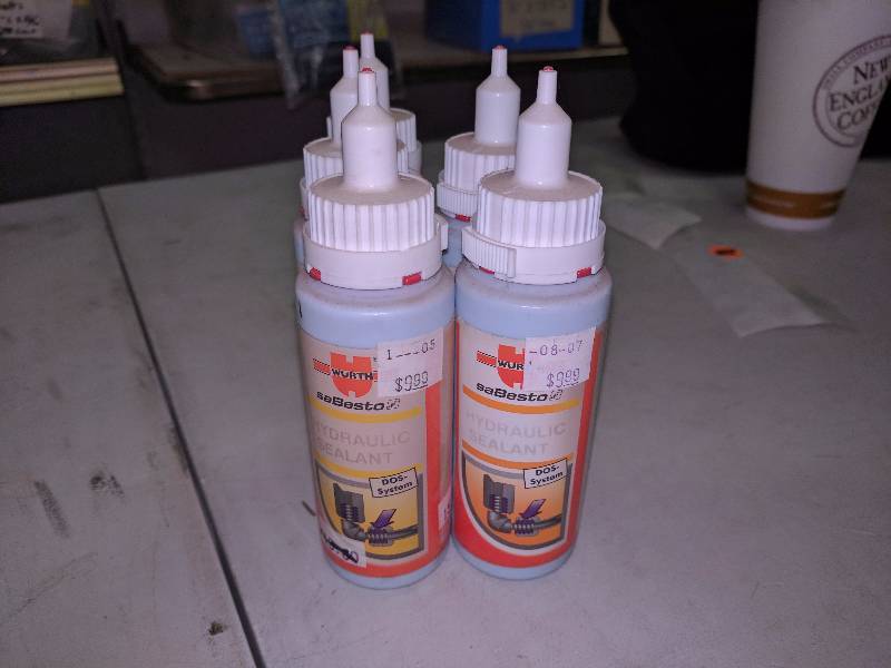 lot 180 image: (5) Wurth Hydralic Sealant 50g Bottles