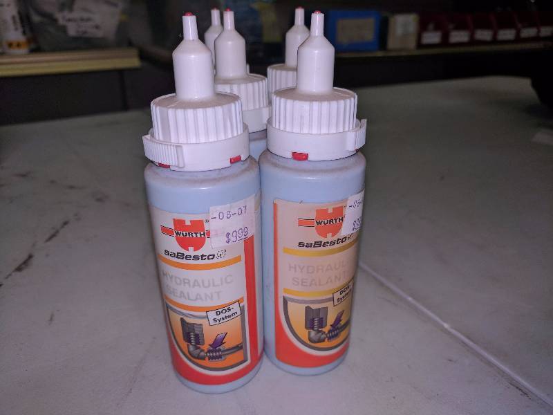lot 183 image: (5) Wurth Hydralic Sealant 50g Bottles