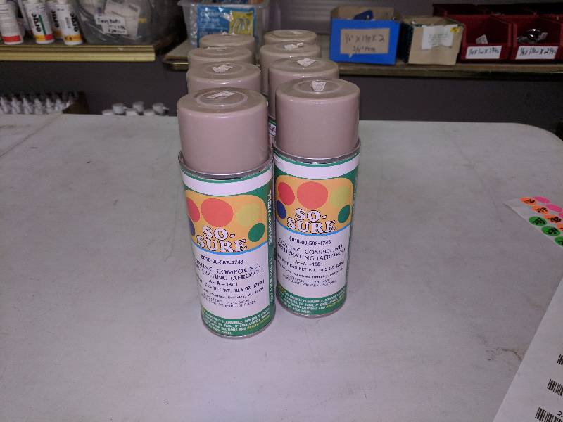 lot 235 image: (8) So-Sure Coating Compound Obliterating Aerosol