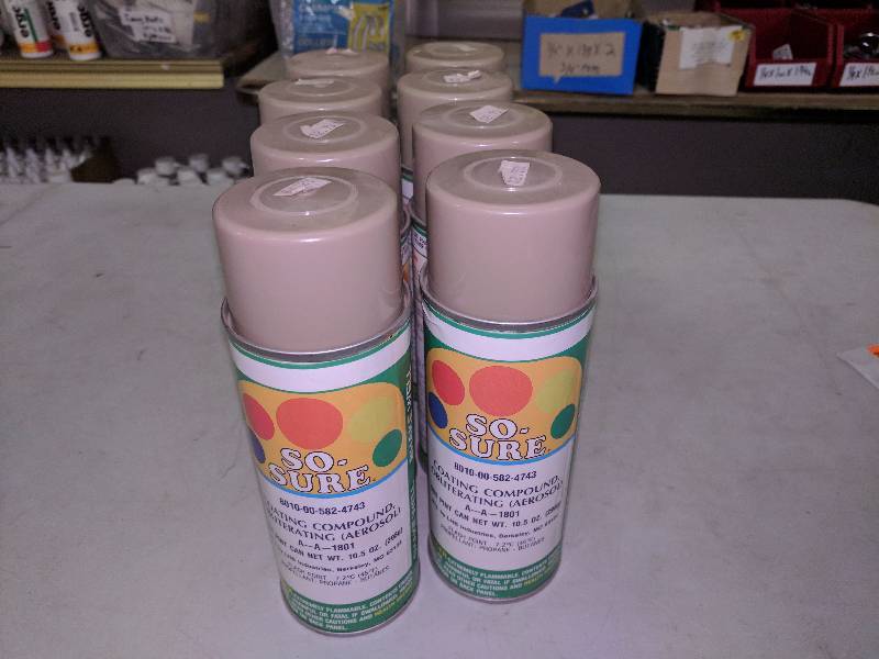 lot 234 image: (8) So-Sure Coating Compound Obliterating Aerosol