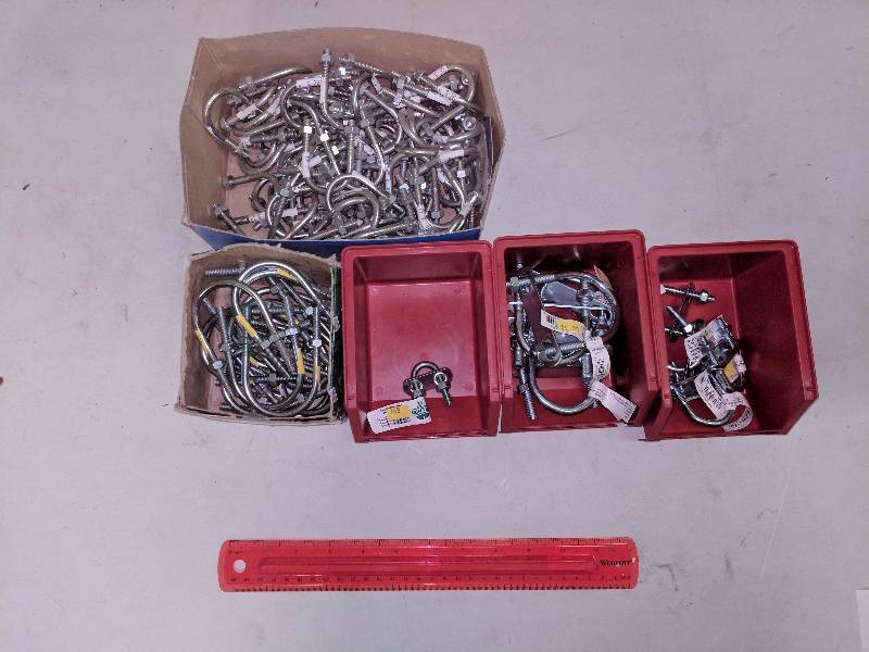 lot 258 image: U Bolts, Various Sizes