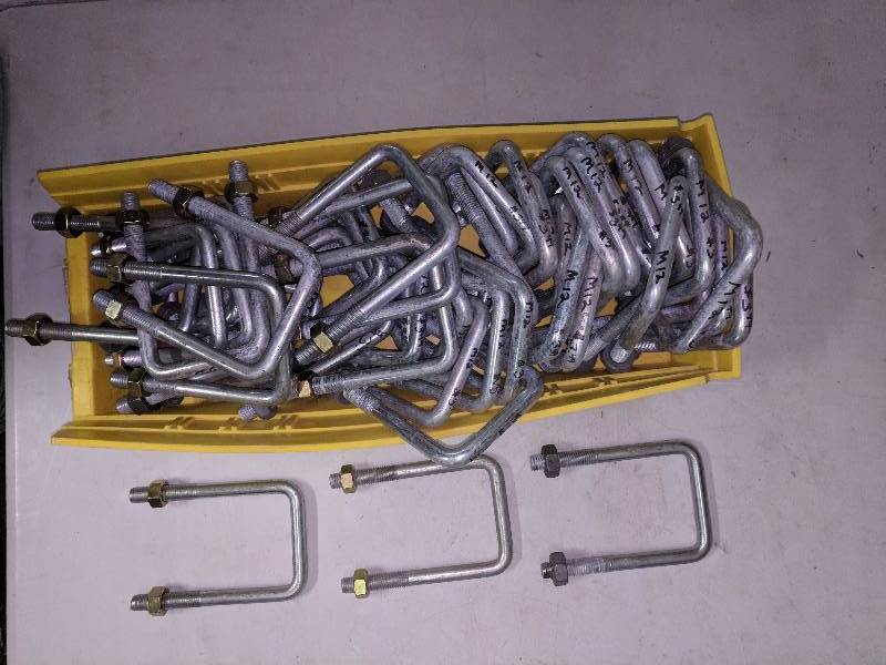 lot 262 image: Square U Bolts, Various Sizes