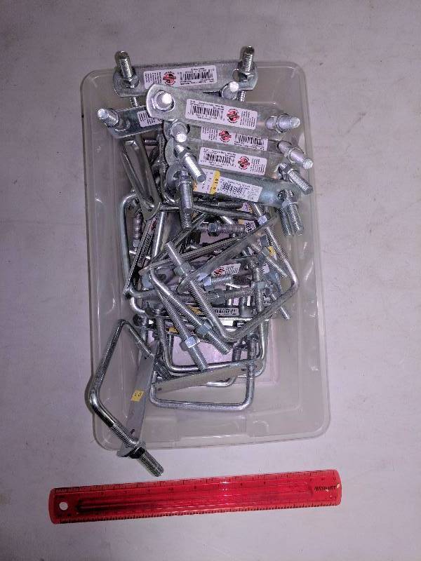 lot 265 image: Square U Bolts, Various Sizes