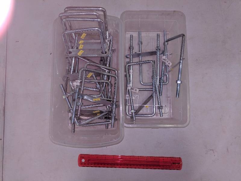 lot 266 image: Square U Bolts, Various Sizes