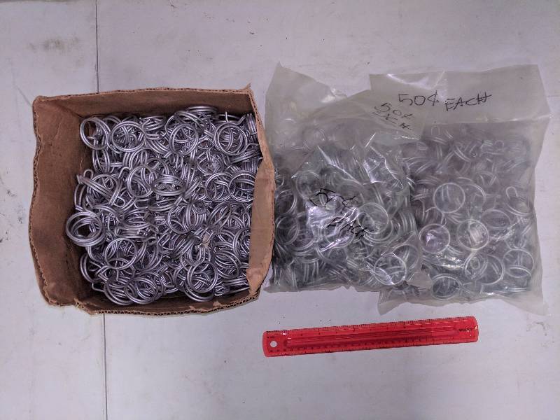 lot 272 image: Metal Rings - Box & Bags