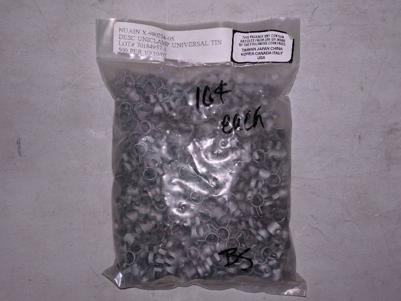 lot 275 image: (500) 964 Uniclamps Universal Tin